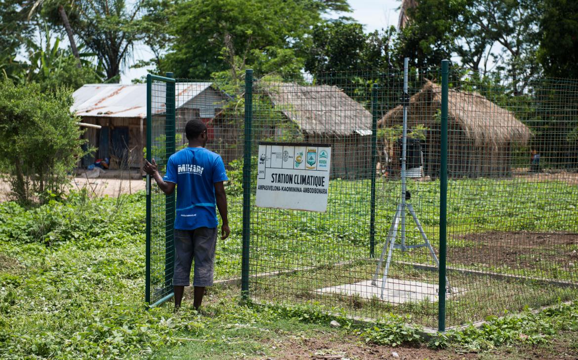 Inside the climate station of Antsatrana in Ambaro Bay, Ambilobe, Madagascar.