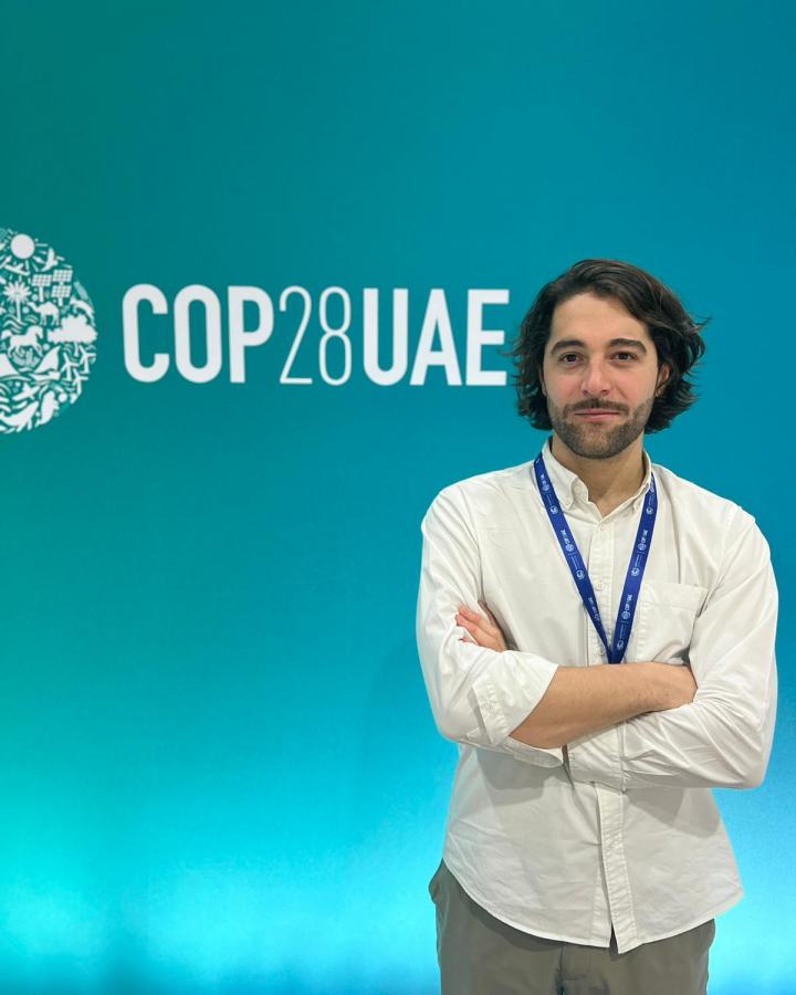Arnaud Gilles à la COP 28